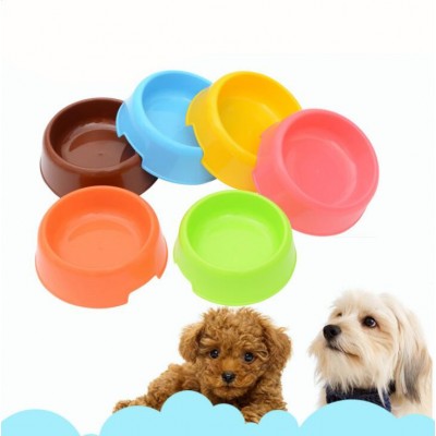 Cheaper Price Pet Plastic Bowl Teddy Dog Cat Food Bowl In Wholesale